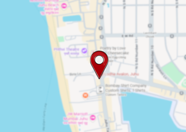 Embassy Juhu Residences location map